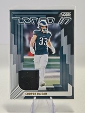 Panini 2025 Score Zoned In Jerseys Cooper DeJean Eagles Memorabilia #ZON-CDN