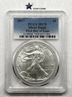 2017 Silver Eagle PCGS MS70 First Day of Issue