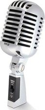Pyle Classic Retro Dynamic Vocal Microphone - Old Vintage Style Silver