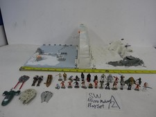 Star Wars Micro Machines action fleet Ice Planet Hoth Galoob 1996 w  extras