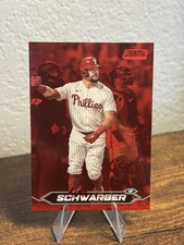 2024 Topps Stadium Club Baseball Kyle Schwarber Red Foil #221