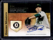 2012 Topps Brad Peacock Golden Moments Auto Rookie RC #GMA-BP2 Athletics
