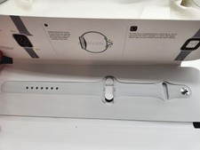 New Genuine Apple Watch White Sport Band Original Box 45mm Stainless steel Pin