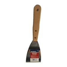 Scraper, Metal, Warner brand, Heavy Duty, Wood Handle, Beveled Edge