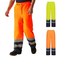 Regatta Hi Vis Insulated Overtrousers | Waterproof Breathable Class 2
