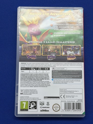 Nintendo Switch Spyro Reignited Trilogy - Picture 2 of 5