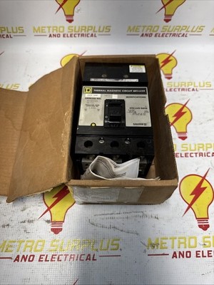 SQUARE D Q23225 240 VOLT 225 AMP 3 POLE I-LINE BREAKER New Old Stock ￼
