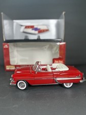 Sun Star 1954 Chevrolet Bel Air Convertible Red White 118 Diecast W Box Sun Star 1954 Chevrolet Bel Air Convertible Red White 118 Diecast W Box