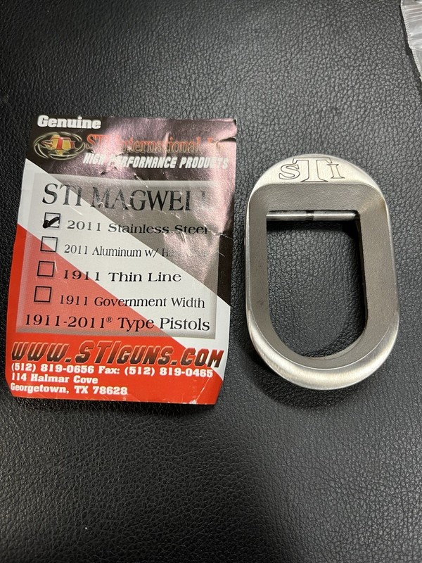 STI INTERNATIONAL 2011 Magwell STAINLESS STEEL, OEM Rare! NOS !