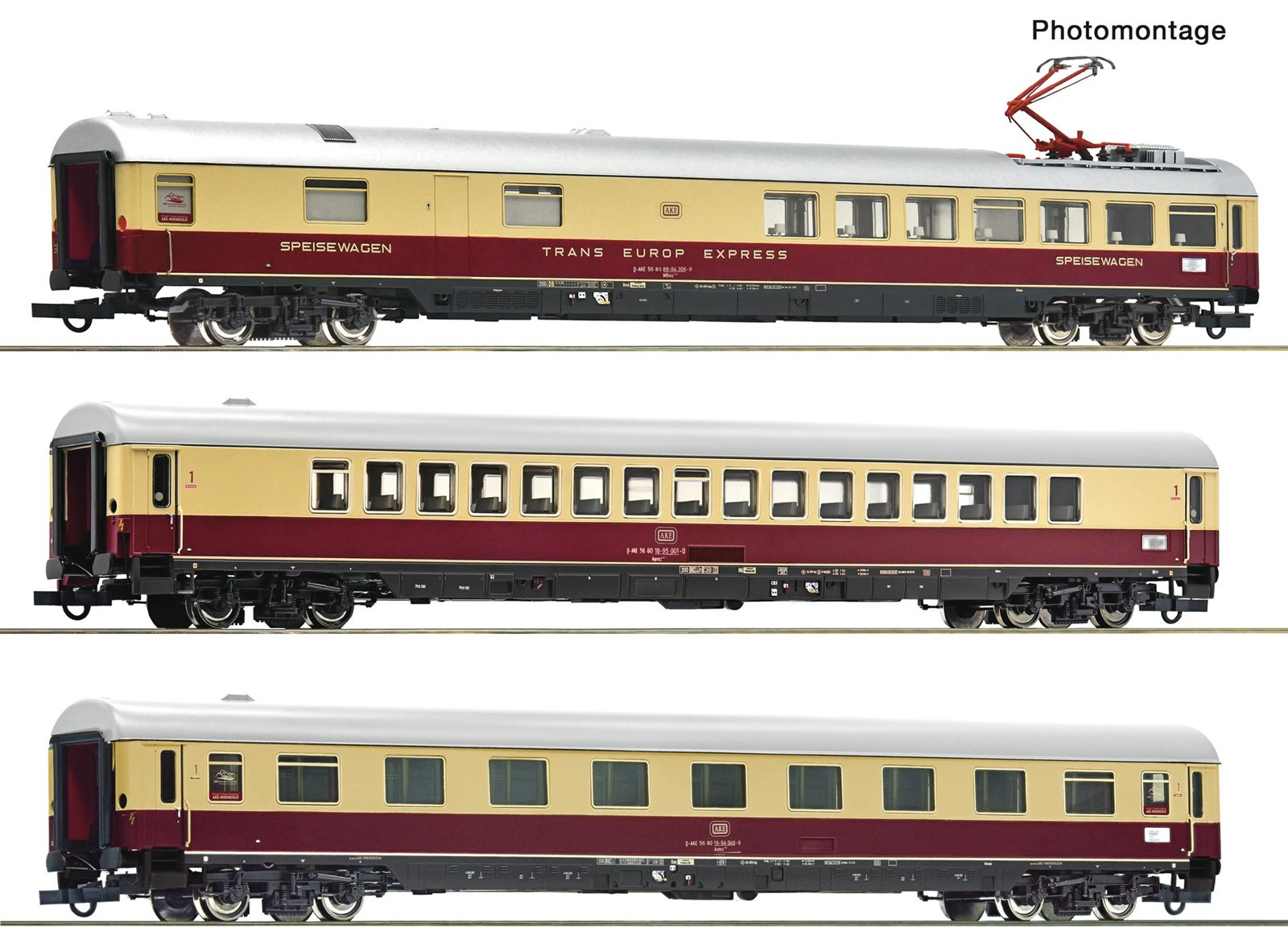 Roco H0 6200121 - 3-tlg. Set 2: Rheingold (AKE)