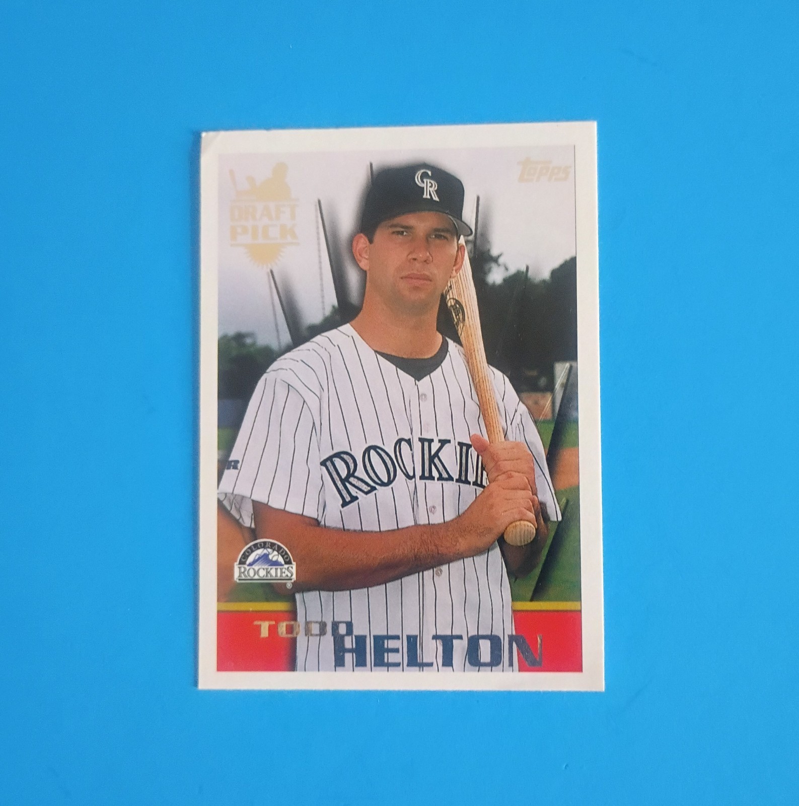 1996 Topps Chrome #13 Todd Helton Rookie Card RC HOF Colorado Rockies NM/MINT
