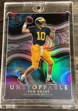2022 Panini Select Draft Picks #US-TB Tom Brady Unstoppable Silver Prizm