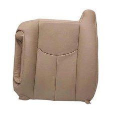Driver Top Lean Back Leather Seat Cover Medium Neutral 522 Compatible Tan