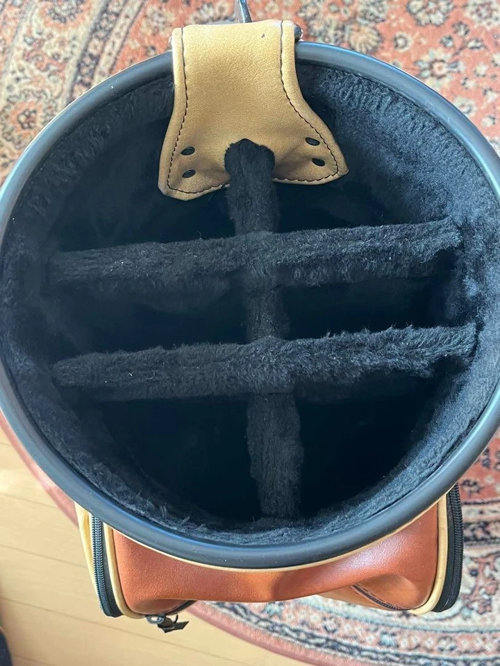 РЕДКАЯ снятая с производства сумка для персонала BELDING GOLF модель Indian Hills КОРИЧНЕВАЯ Б/У ЯПОНИЯ - Изображение 4 из 4