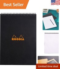 Deluxe A4 Wirebound Notepad with Waterproof Cover 80 Sheets for Brainstorming
