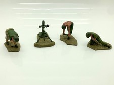 FIGARTI TOY SOLDIERS WWII US MARINES MORTAR TEAM IWO JIMA A4035 54MM UNBOXED