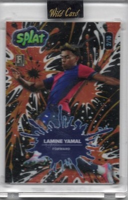 2025 Wild Card SPLAT Lamine Yamal Forward Barcelona Rookie 2/10
