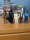 Vintage Star Wars Kenner Lot Darth Vader Leia Han Chewie Lando 1977-80