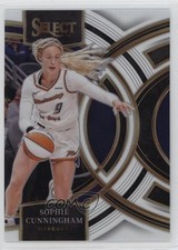 2024 Panini Select WNBA Premier Level White Prizm 24/99 Sophie Cunningham 19fe