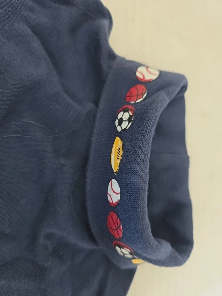 Just Friends Sports Theme Trutle Neck Long Sleeves Size 2T - Image 2 of 4