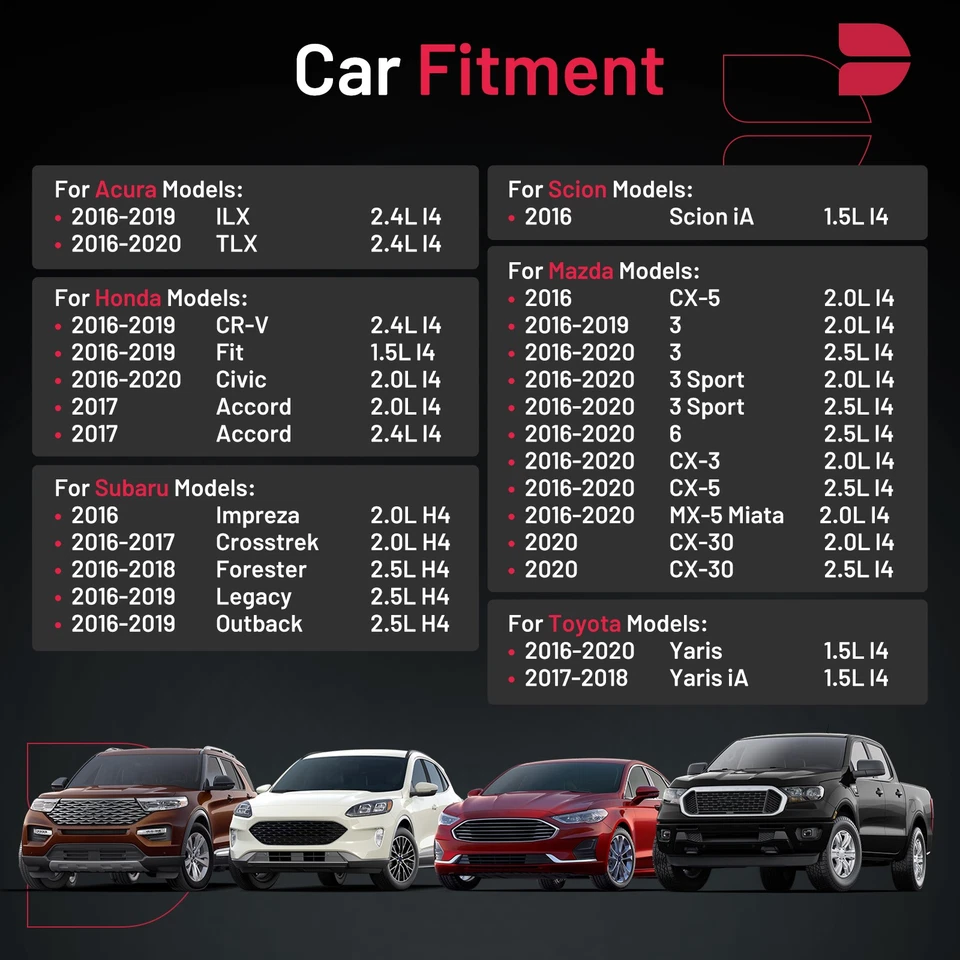 XP5682 4PCS Iridium Spark plugs For 16-20 Mazda 3 Sport 6/CX-3/CX-5/MX-5/Miata Foto 3 de 4