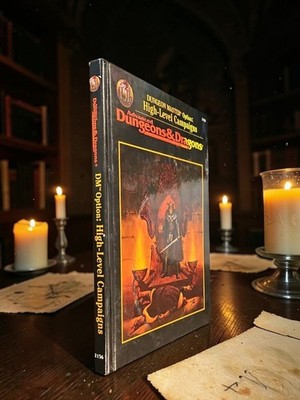 Advanced Dungeons & Dragons: Dungeon Master Option High-level Campaigns TSR 2156