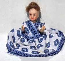 Antique UNIS France 301 Mignonette Bisque Doll 4in Head Detached AS IS Repair