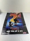 Sonic 2 Poster Sega Genesis 1992 Batman Returns Insert Printed In Japan Vintage
