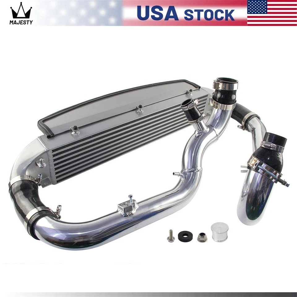Intercooler Kit For Ford Fiesta ST 1.6L EcoBoost 2014-2019 Aluminum Silver Foto 3 de 4