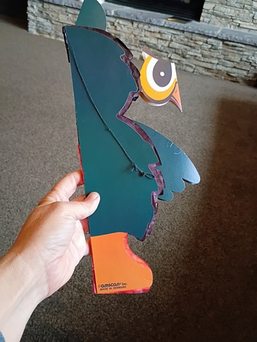 Ultra Rare Halloween Honeycomb Hanging Owl VINTAGE 50-60s Die Cut Amscan DENMARK - Bild 12 von 14