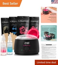 All-in-One Complete Waxing Kit - 14oz Beads for Sensitive Skin - Salon Quality