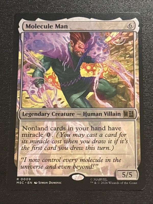 MTG Commander: Marvel Super Heroes Molecule Man 0009 Rare