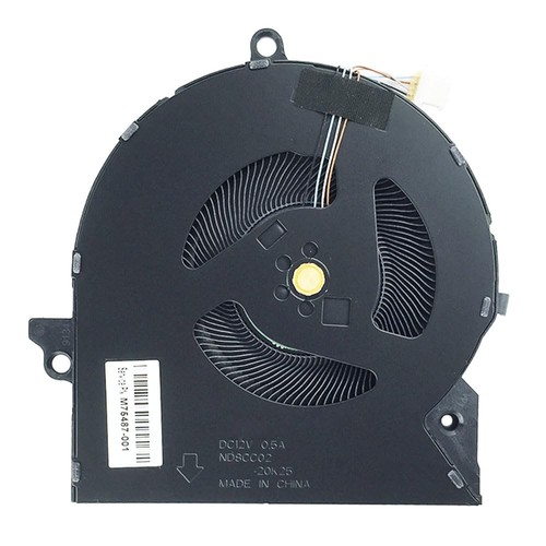12V CPU/GPU Cooling Fans for HP OMEN 16-B 16-C RTX3060 RTX3070 Series Laptop - Afbeelding 3 van 10