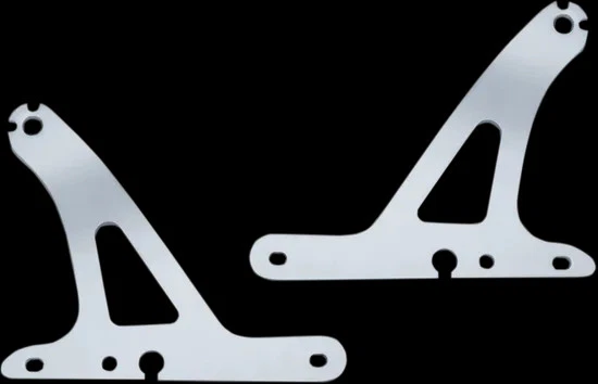 Kit de montaje de respaldo de placa fija cromada Kuryakyn Sportster 1200 personalizado 04-20 Foto 2 de 4
