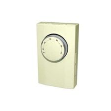 King Electric K101A 1-Pole Thermostat  18-22A  120-277V - Almond