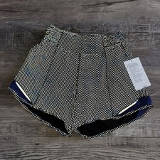 4 BNWT Lululemon Limited Edition Hotty Hot High-Rise Reflective Lined Short 4"
