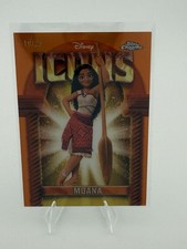 2025 Topps Chrome Disney True Orange 19/25 - MOANA Icons Insert #DI-22