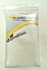 U.S. Divers Recreation and Training Latex Swim Cap, White 301905