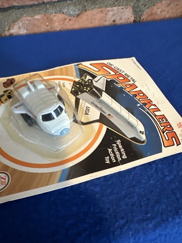 VINTAGE 1981 Zee Sparklers SPACE SHUTTLE modello pressofuso NUOVO #29175 - Foto 6 di 6