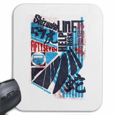 MAUSPAD MOUSEPAD MUSIKER STYLE HARDROCK MUSIKBAND BANDSHIRT GRAFFITI