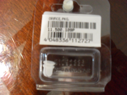 Geuine Scubapro Delrin Plastic Orifice adjusting screw / Volcano & O-ring "NEW."