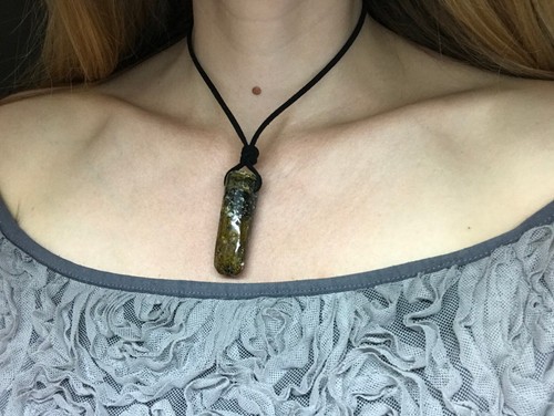 Baltic AMBER PENDANT Gift Natural Stone Genuine Unisex Unique Jewelry 11,8g18414 - Picture 3 of 12
