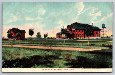  Jr O.U.A.M. Home Tiffin OH Litho Chrome C1909 Postcard V16