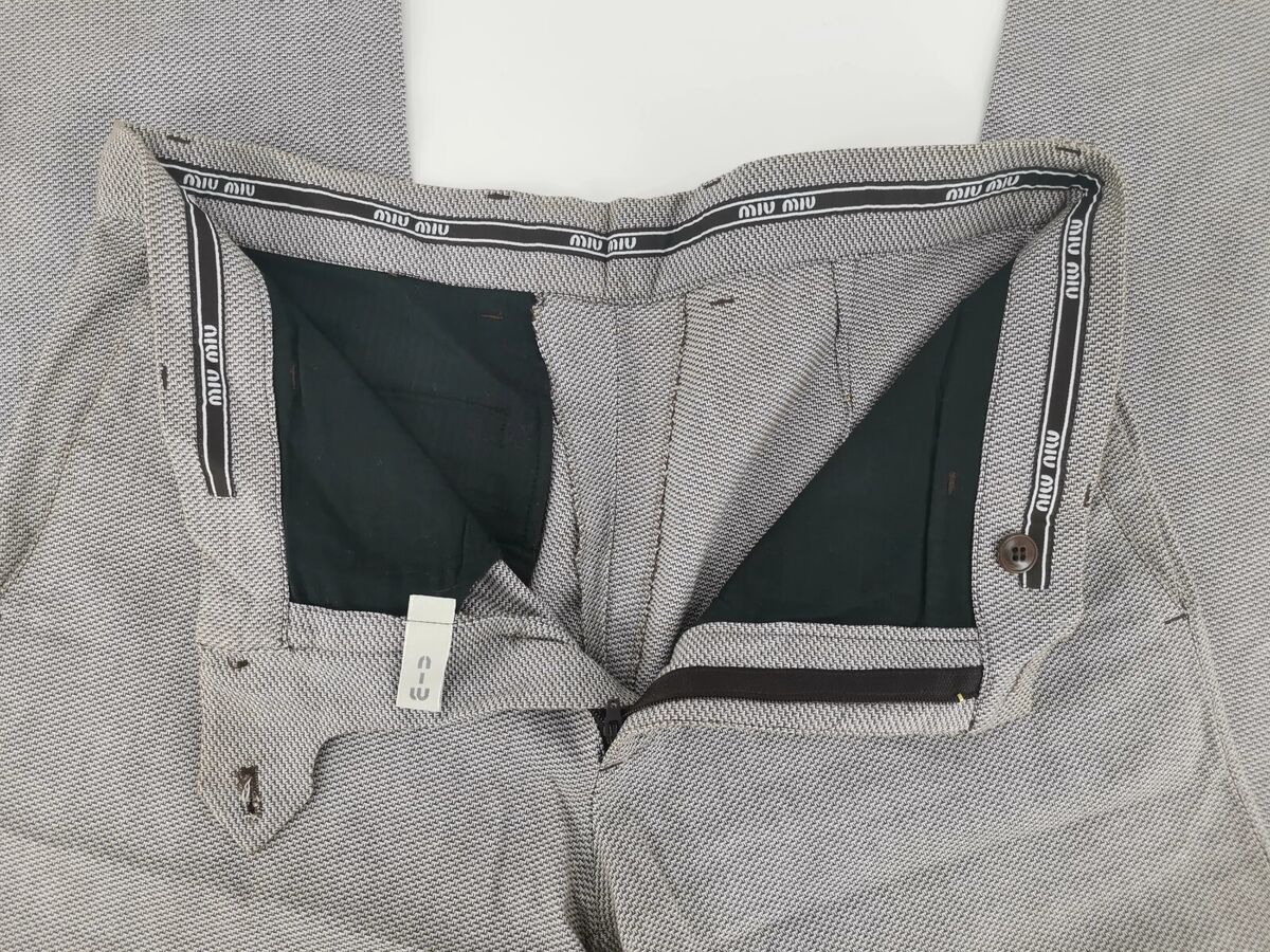 Vintage Miu Miu pants 100% cotton beige light brown Men's Vintage Miu Miu pants 100% cotton beige light brown Men's