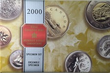 2000 Specimen Set of Canadian Coinage - Royal Canadian Mint