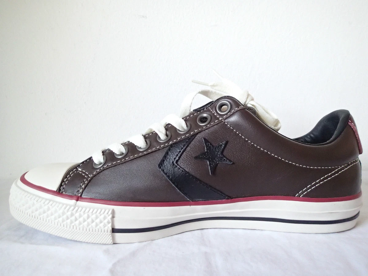 Converse all clearance star pelle marrone