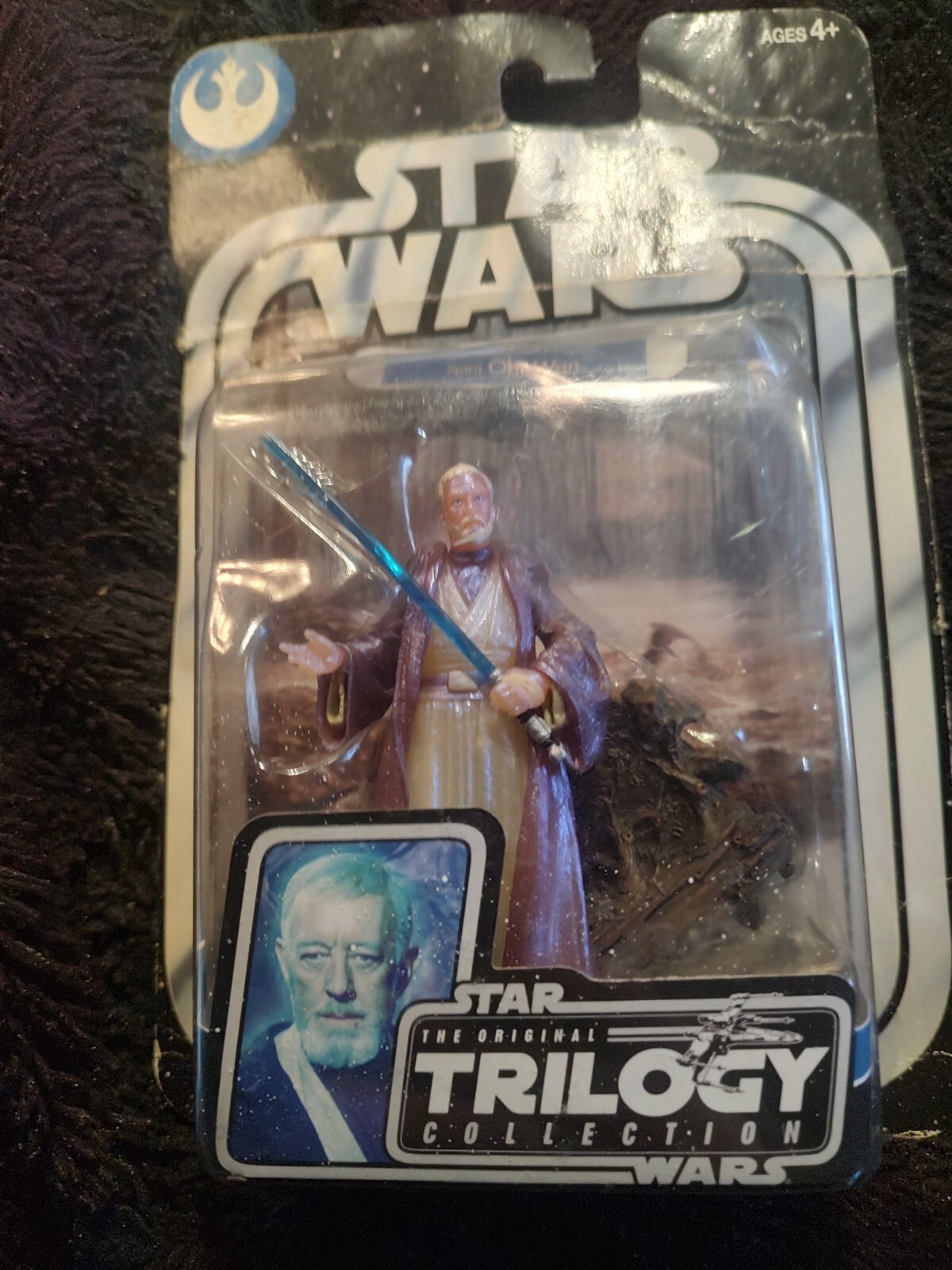 Star Wars Original Trilogy Obi Wan Kenobi Spirit Action Figure Hasbro 2004