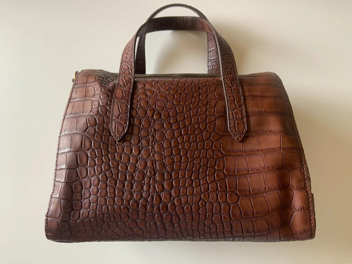 Fossil croco online bag