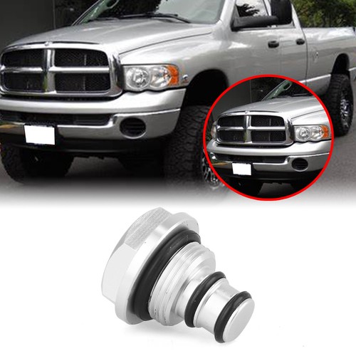 Car Turbo Solenoid Plug Billet For Dodge Ram 2004-2008 2006 Silver Aluminum 1PCS - Picture 2 of 14
