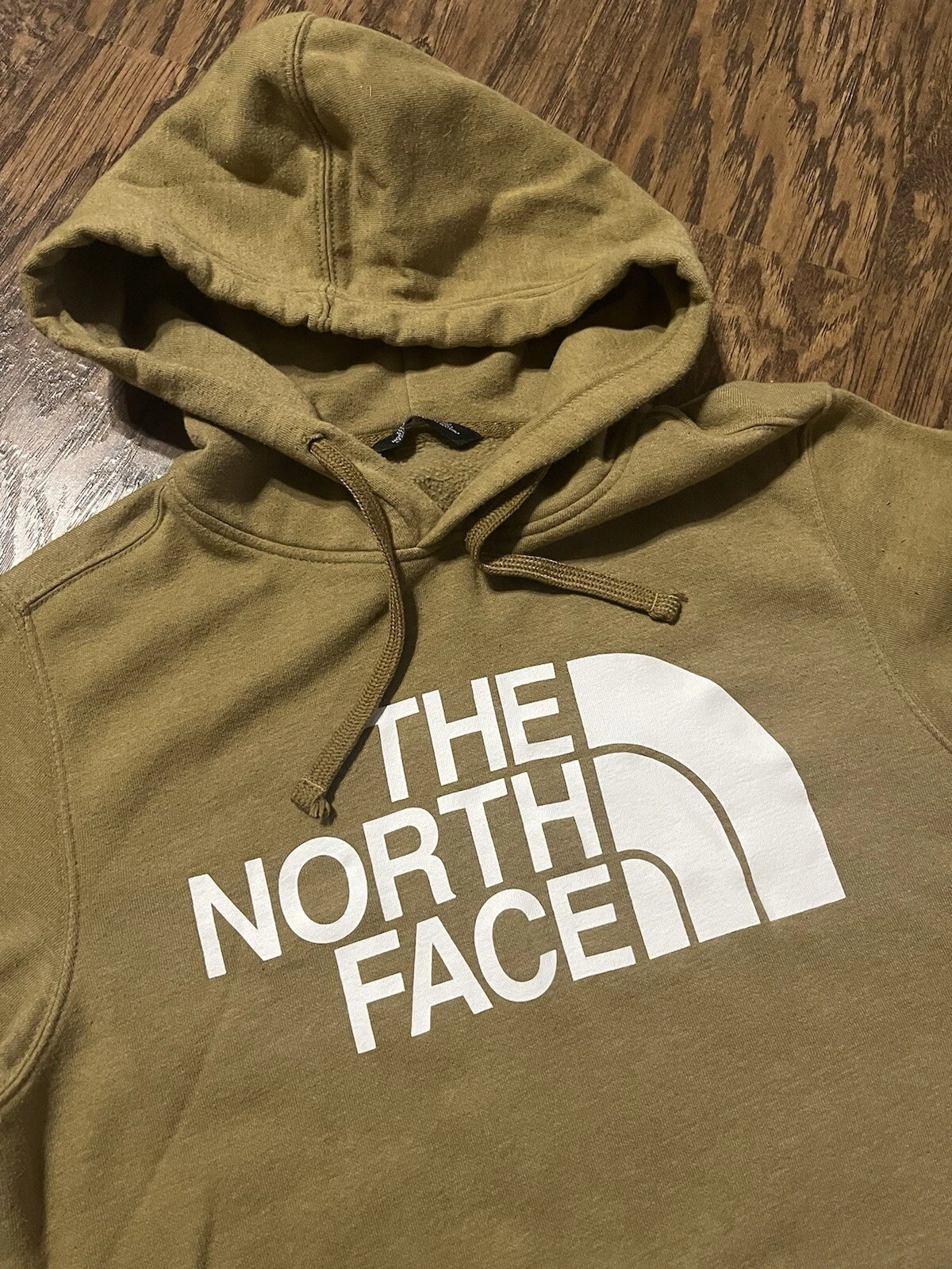 The North Face Hoodie Sweatshirt Tan Size Small Pullover